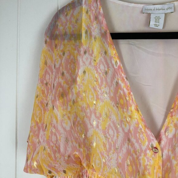 House of Harlow 1960 Womens Dress Maxi Elastic Empire Waist X-Small - Picture 3 of 12